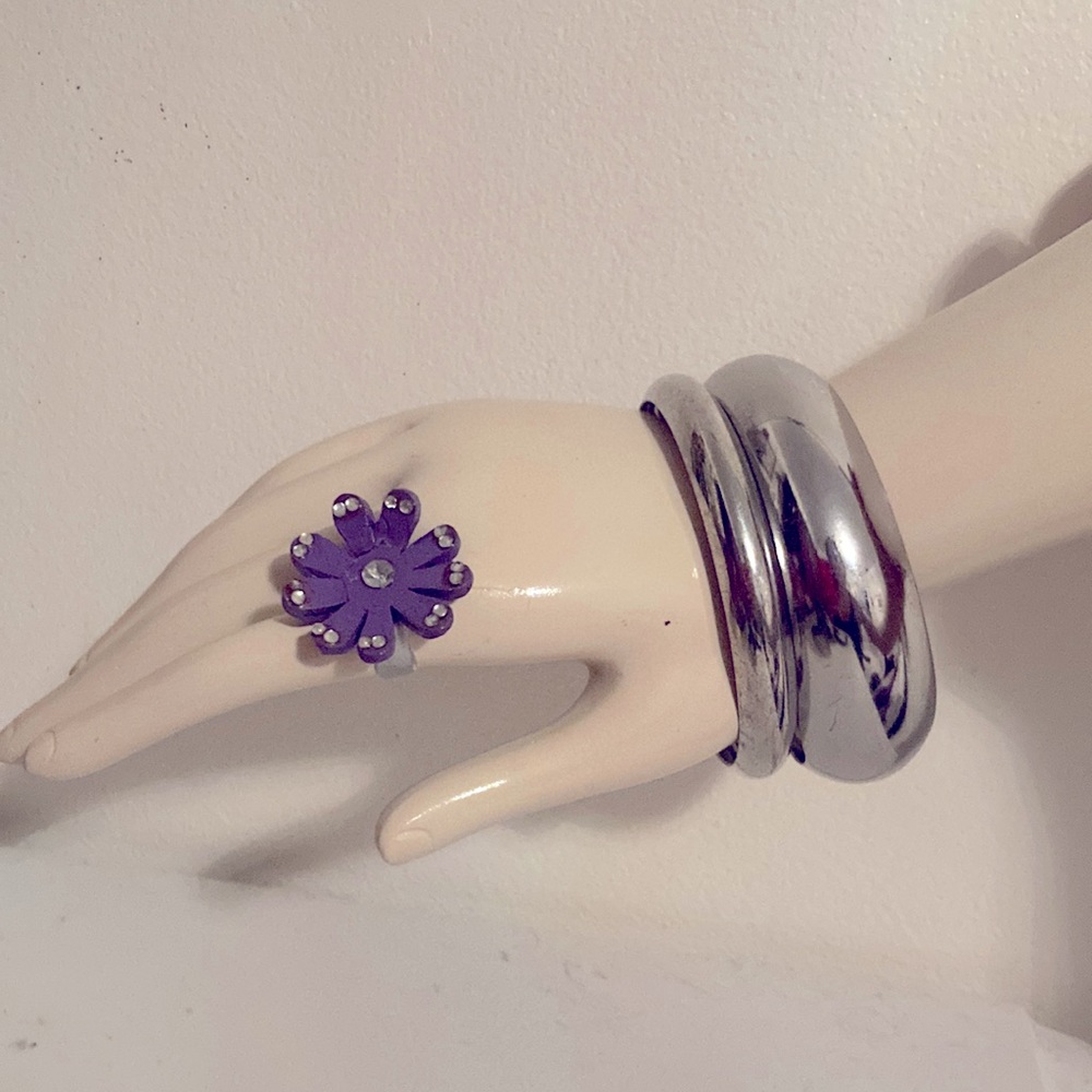 BeBe Silver Bangle Bracelets + FREE Bangles Gift 💝